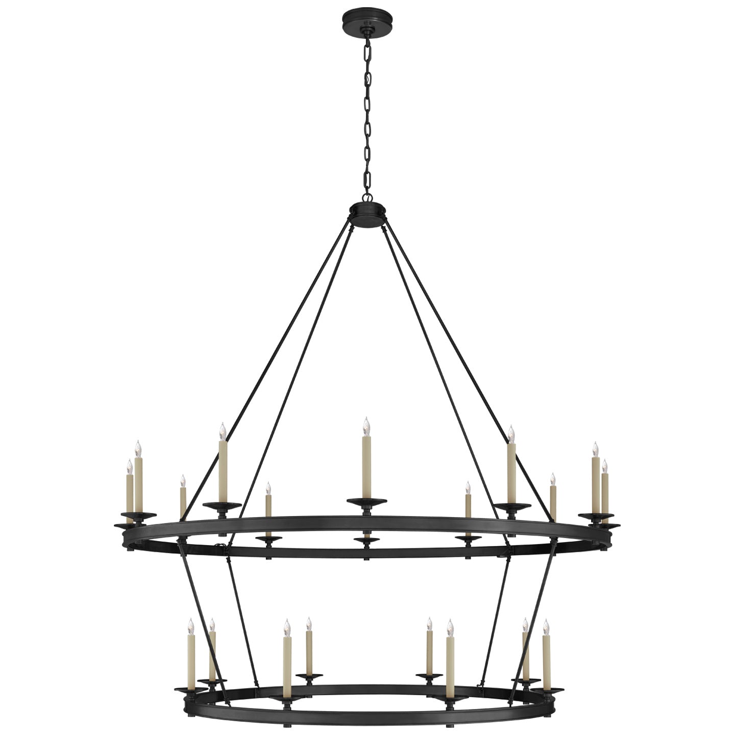 Visual Comfort Signature - CHC 1609BZ - 20 Light Chandelier - Launceton - Bronze