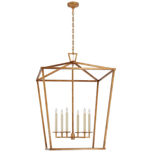 Visual Comfort Signature - CHC 2172GI - Six Light Lantern - Darlana - Gilded Iron