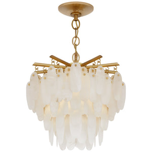 Visual Comfort Signature - CHC 4911AB-ALB - LED Semi-Flush Mount - Cora - Antique-Burnished Brass