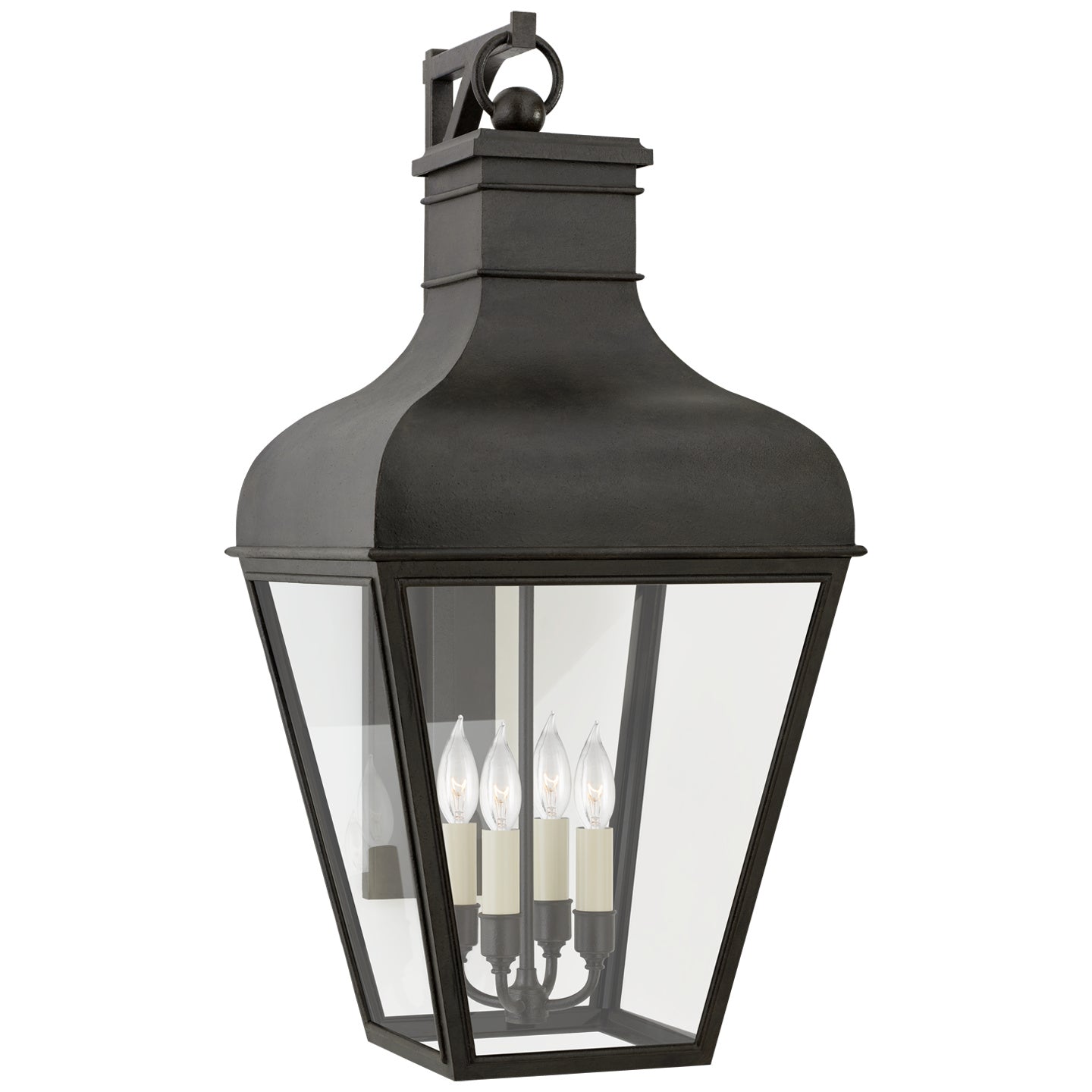 Visual Comfort Signature - CHO 2162FR-CG - Four Light Wall Lantern - Fremont - French Rust