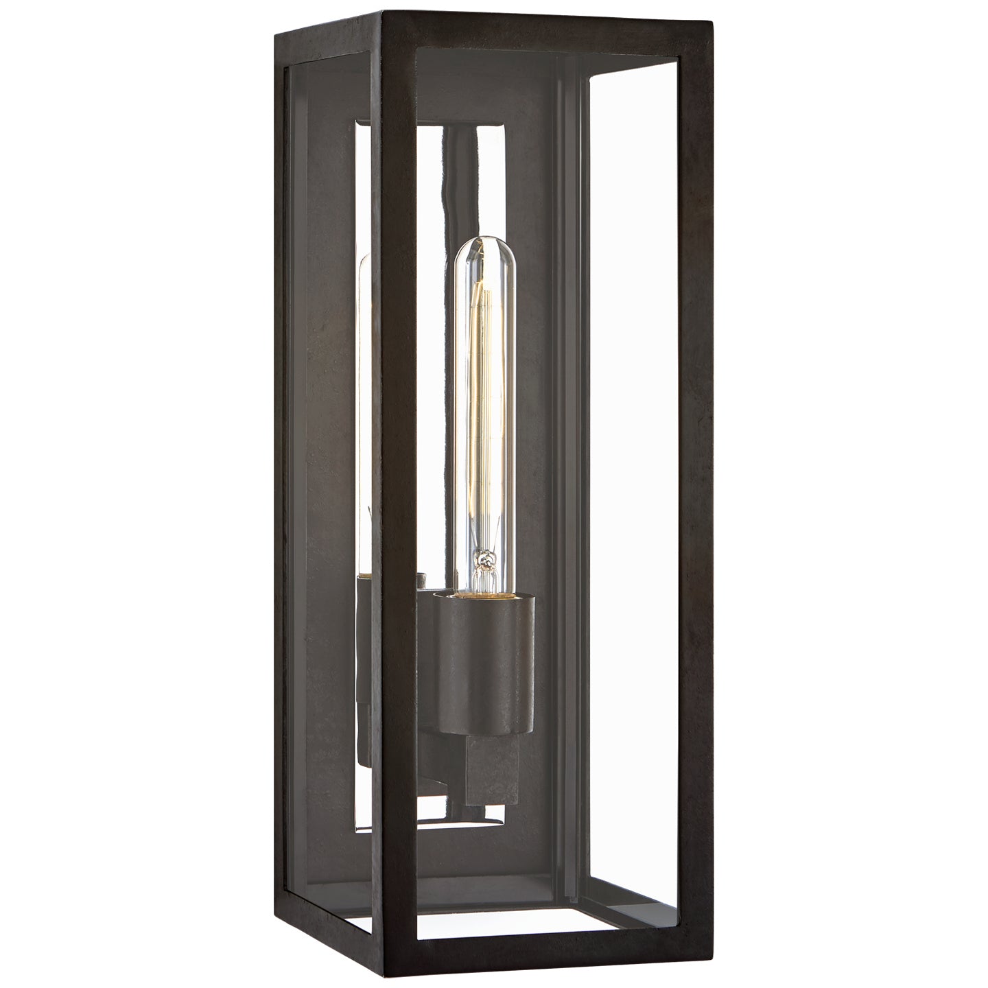 Visual Comfort Signature - CHO 2931AI-CG - One Light Wall Lantern - Fresno - Aged Iron