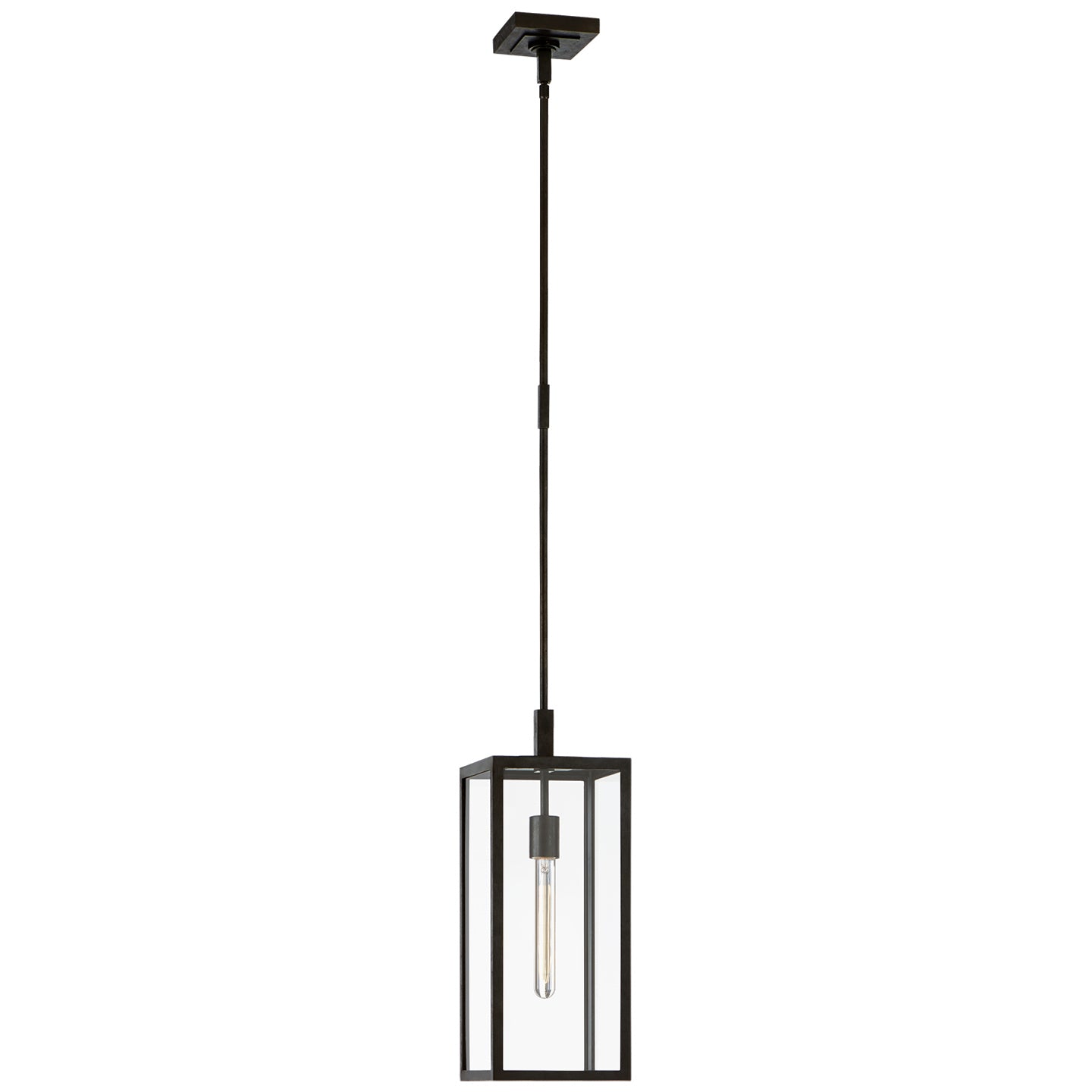 Visual Comfort Signature - CHO 5932AI-CG - One Light Hanging Lantern - Fresno - Aged Iron