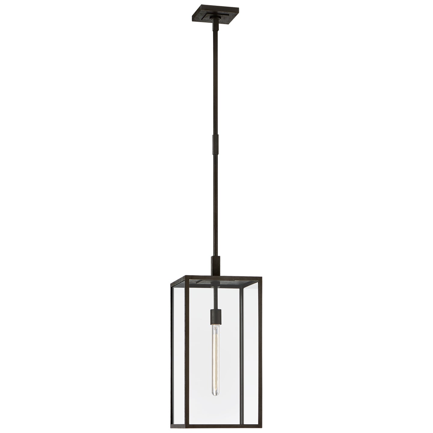 Visual Comfort Signature - CHO 5934AI-CG - One Light Hanging Lantern - Fresno - Aged Iron