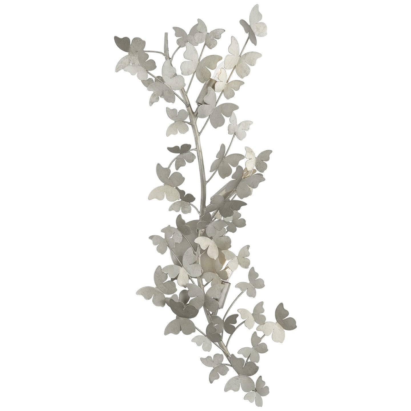 Visual Comfort Signature - JN 2502BSL - Three Light Wall Sconce - Farfalle - Burnished Silver Leaf