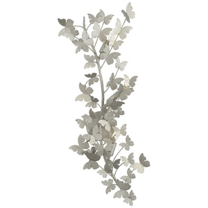 Visual Comfort Signature - JN 2502BSL - Three Light Wall Sconce - Farfalle - Burnished Silver Leaf