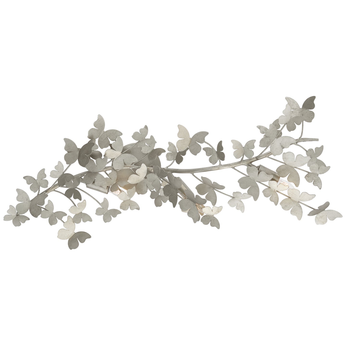 Visual Comfort Signature - JN 2502BSL - Three Light Wall Sconce - Farfalle - Burnished Silver Leaf