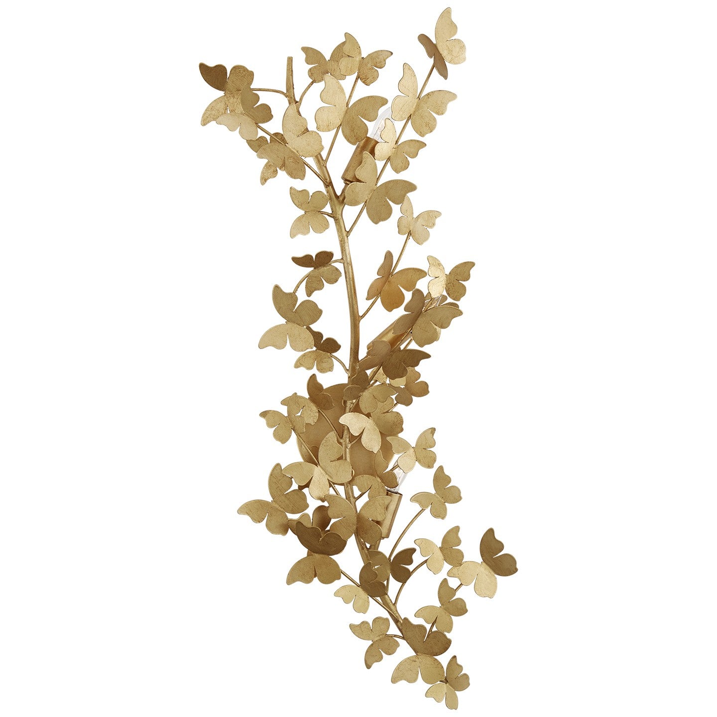 Visual Comfort Signature - JN 2502G - Three Light Wall Sconce - Farfalle - Gild
