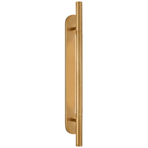 Visual Comfort Signature - KW 2285AB-EC - LED Wall Sconce - Rousseau - Antique-Burnished Brass