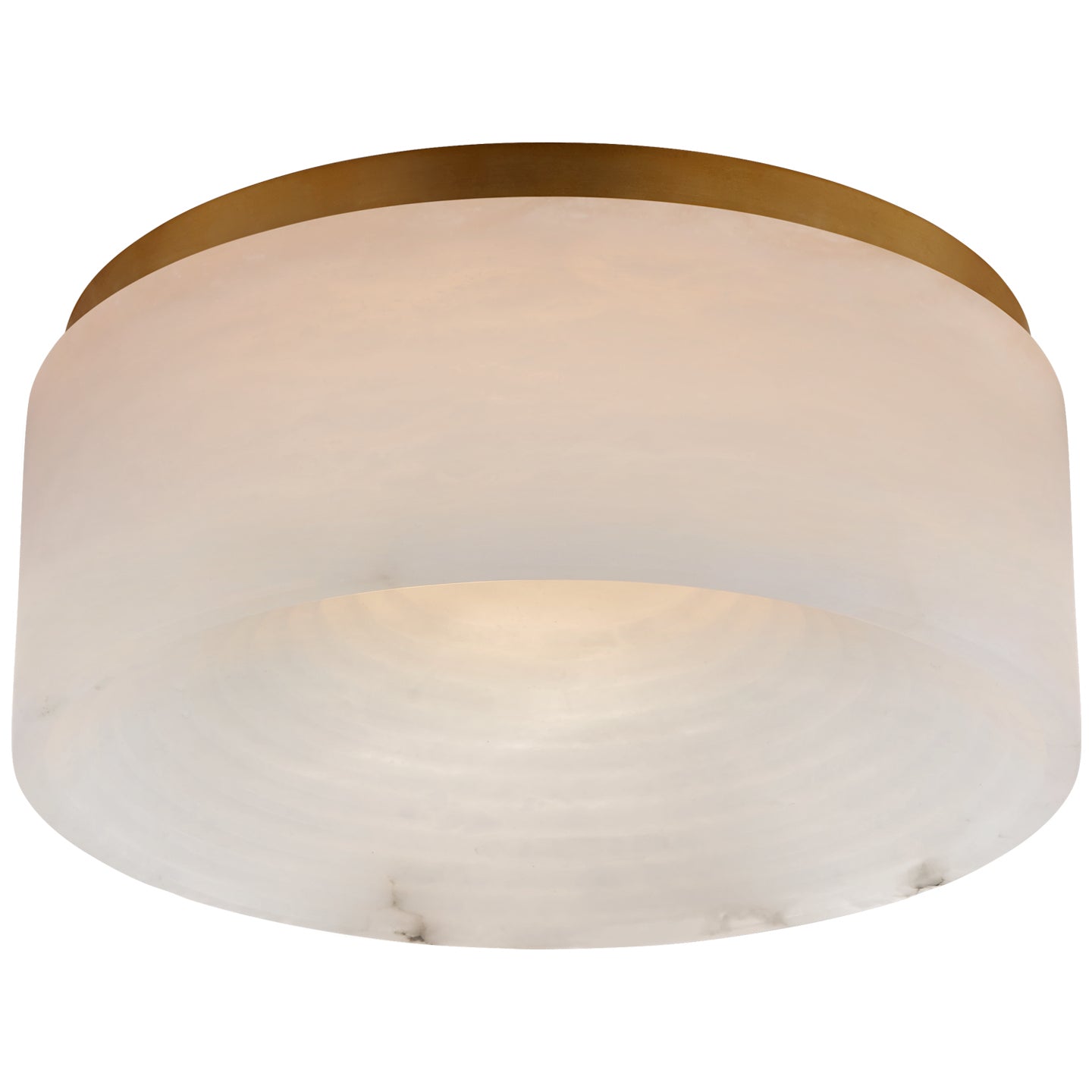 Visual Comfort Signature - KW 4902AB-ALB - LED Flush Mount - Otto - Antique-Burnished Brass