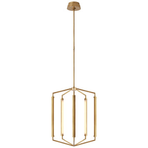 Visual Comfort Signature - KW 5703AB - LED Lantern - Appareil - Antique-Burnished Brass