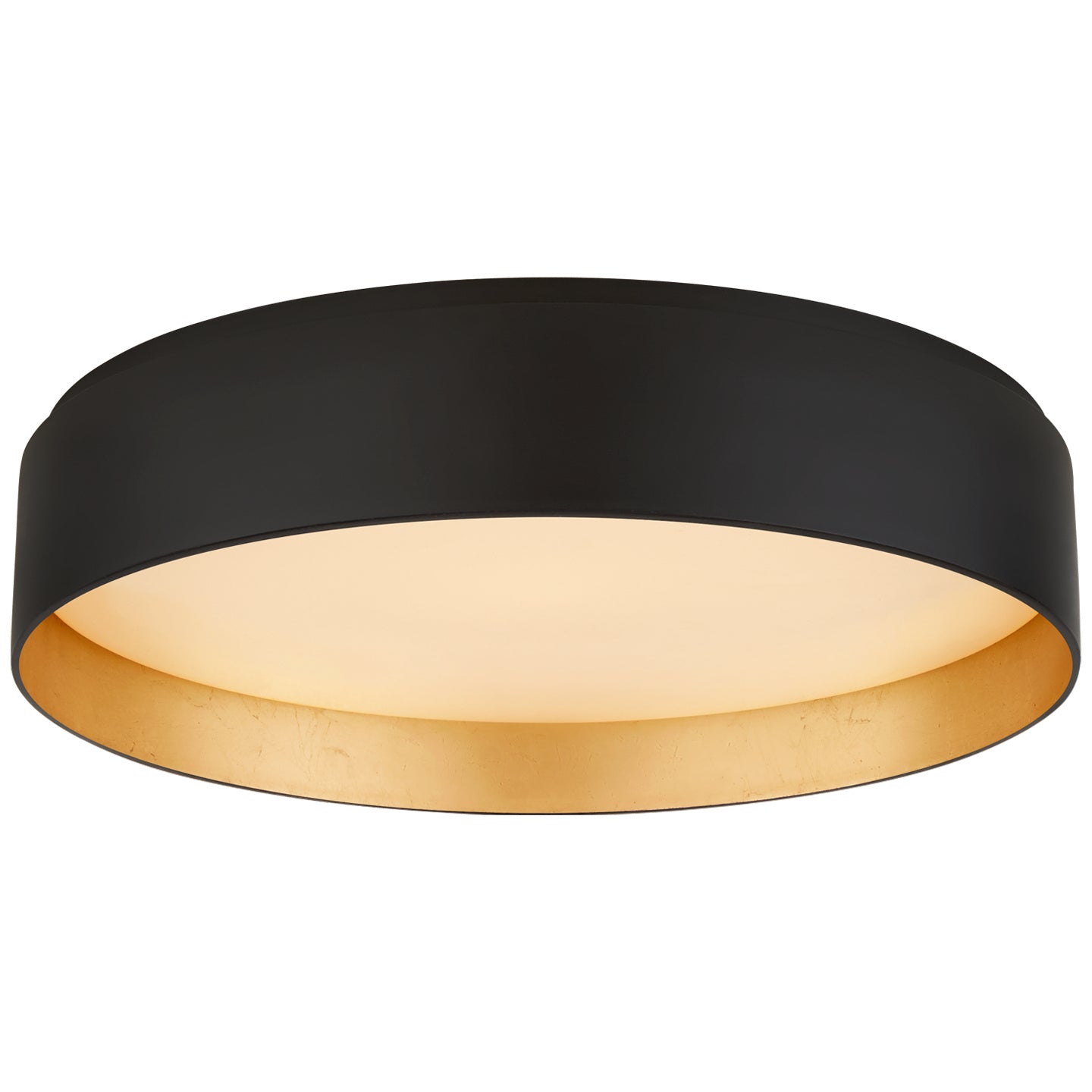 Visual Comfort Signature - S 4043BLK - LED Flush Mount - Shaw - Matte Black