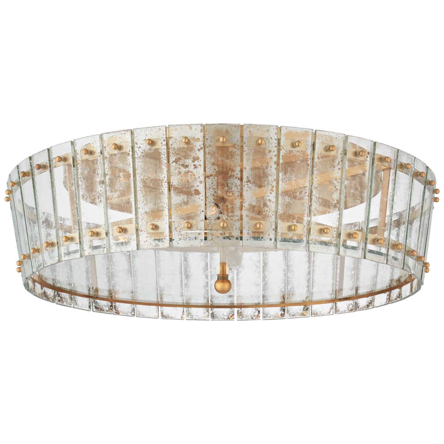 Visual Comfort Signature - S 4652HAB-AM - Four Light Flush Mount - Cadence - Hand-Rubbed Antique Brass