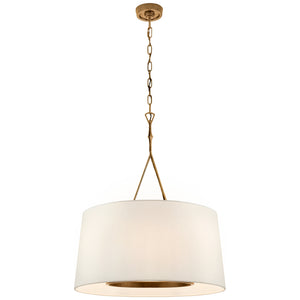 Visual Comfort Signature - S 5401GI-L - Six Light Pendant - Dauphine - Gilded Iron