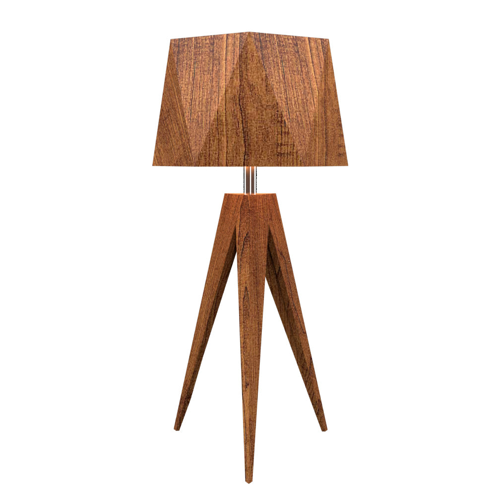 Accord Lighting - 7048.06 - One Light Table Lamp - Facet - Imbuia