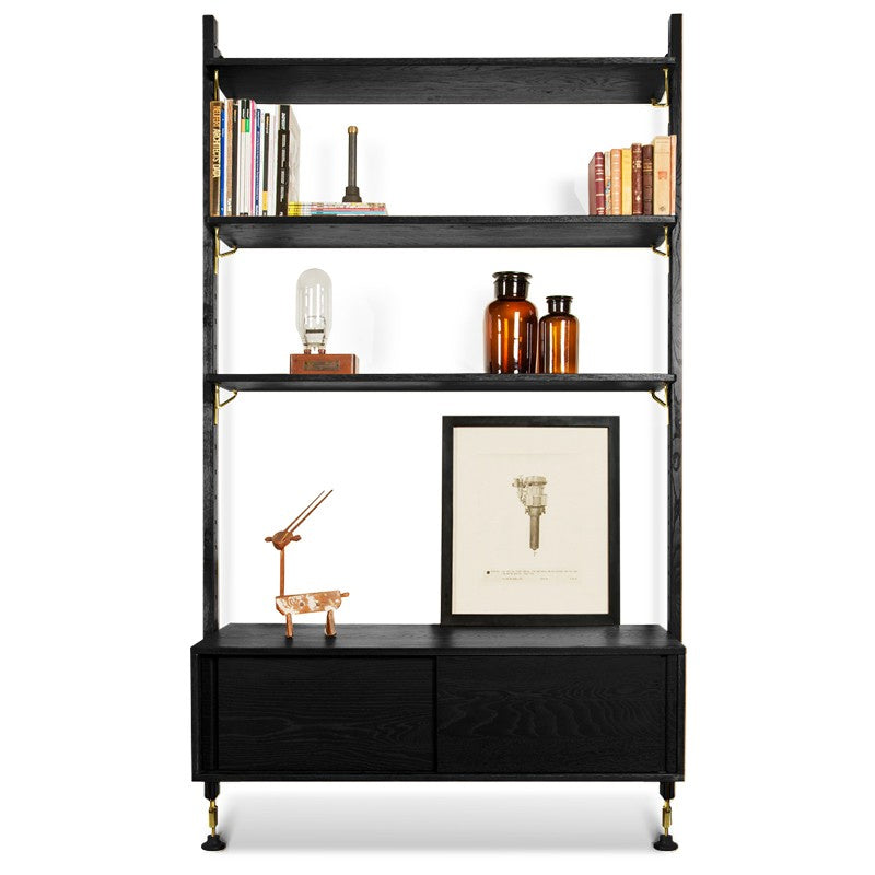 Nuevo - HGDA573 - Wall Unit With Drawer - Theo - Black