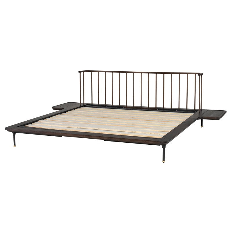 Nuevo - HGDA646 - King Bed - Distrikt Bed - Smoked