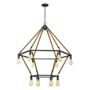 Acclaim Lighting - IN10056AGY - 12 Light Chandelier - Holden - Antique Gray