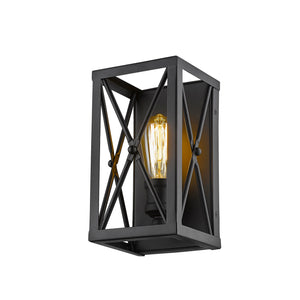 Acclaim Lighting - IN41120BK - One Light Wall Sconce - Brooklyn - Matte Black