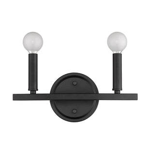 Acclaim Lighting - IN41154BK - Two Light Vanity - Sawyer - Matte Black