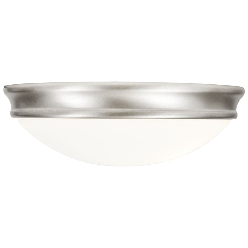 Access - 20724LEDDLP-BS/OPL - LED Flush Mount - Atom - Brushed Steel