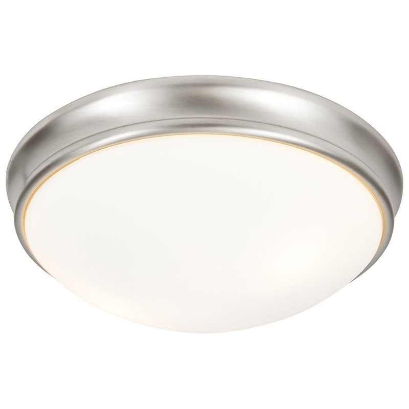 Access - 20724LEDDLP-BS/OPL - LED Flush Mount - Atom - Brushed Steel