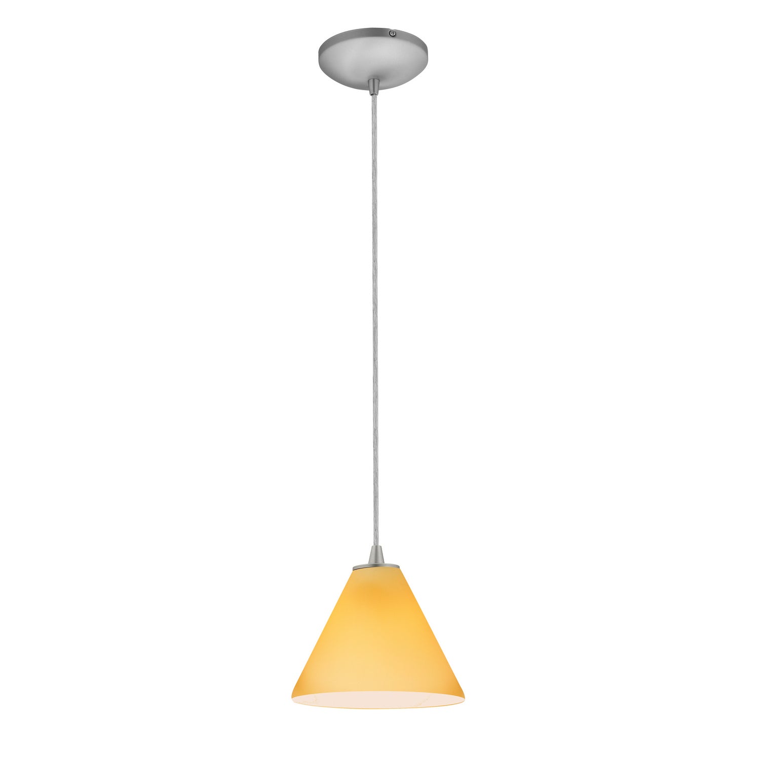 Access - 28004-3C-BS/AMB - LED Pendant - Martini - Brushed Steel