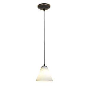 Access - 28004-3C-ORB/WHT - LED Pendant - Martini - Oil Rubbed Bronze