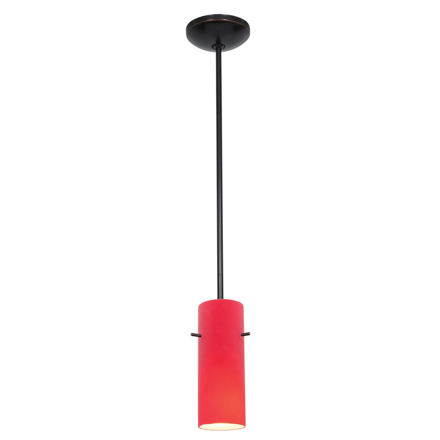 Access - 28030-3R-ORB/RED - LED Pendant - Cylinder - Oil Rubbed Bronze