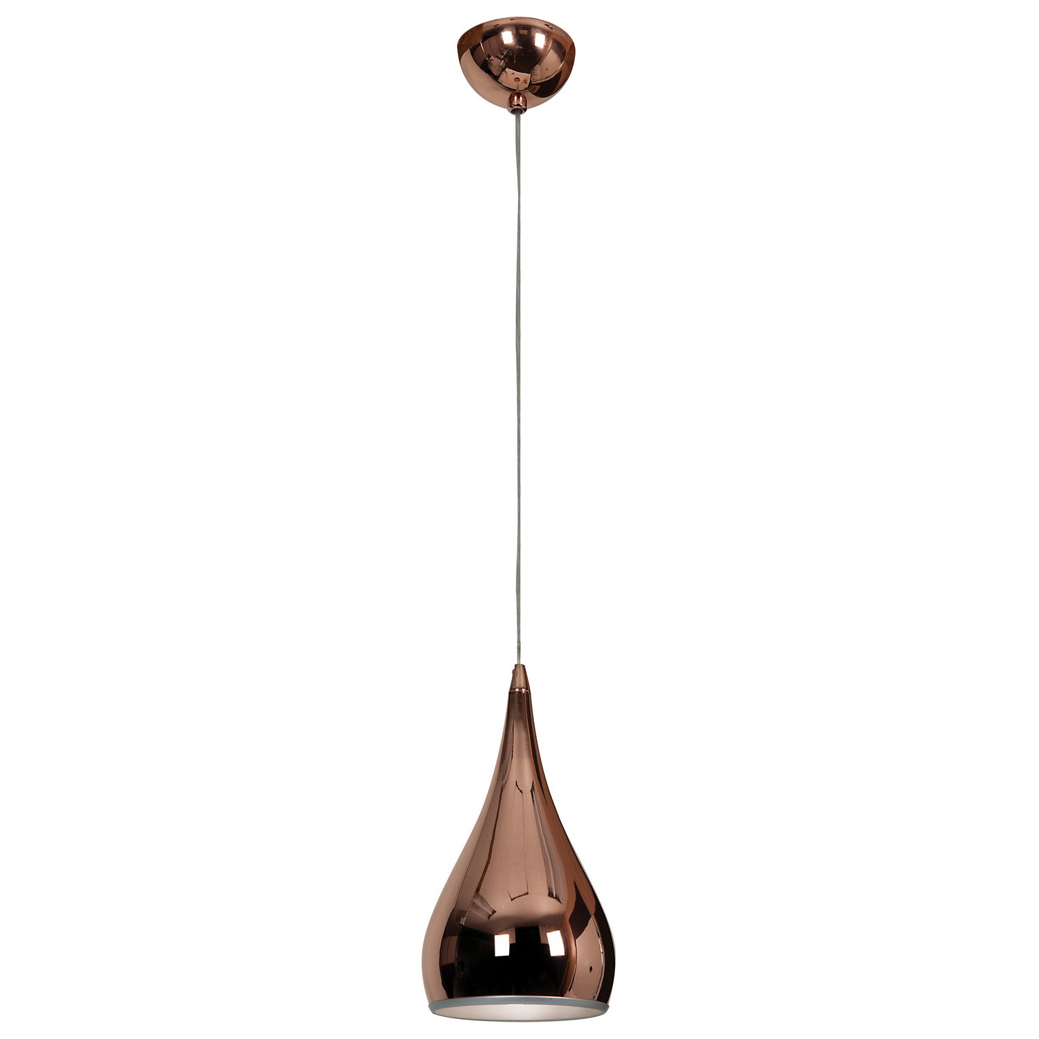 Access - 28093-SCP - One Light Pendant - Kiss - Rose Gold