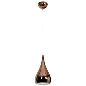 Access - 28093-SCP - One Light Pendant - Kiss - Rose Gold