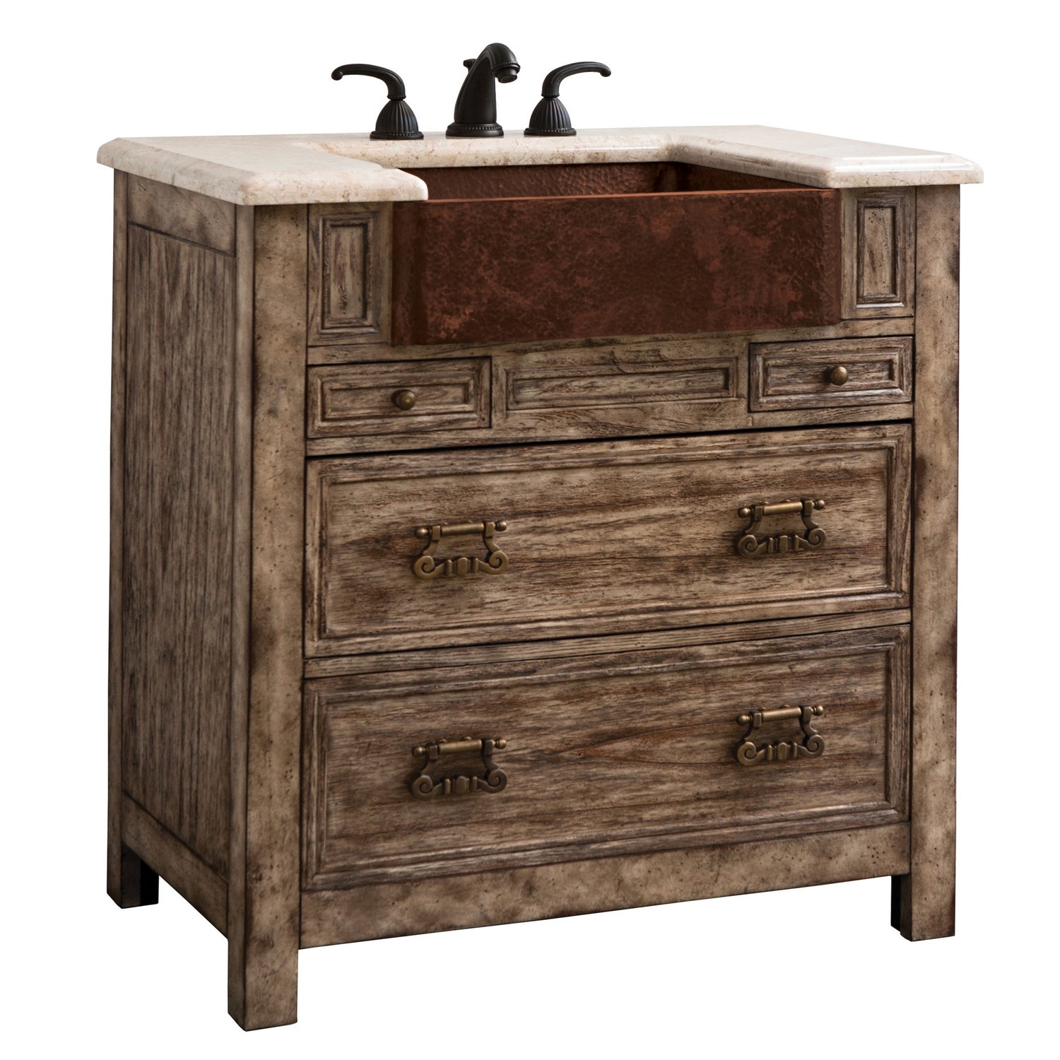 Ambella Home - 17546-110-301 - Sink Chest - Bedford - Vintage