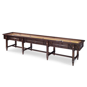 Ambella Home - 17554-935-012 - Shuffleboard Table - Spindle - Walnut