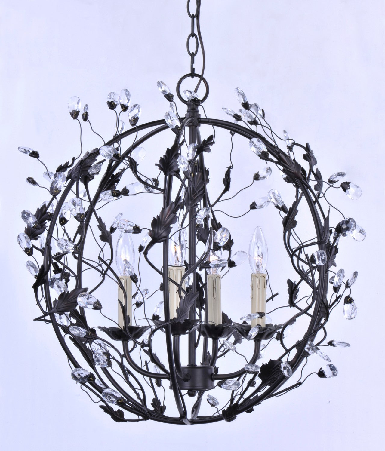 Maxim - 2850OI - Three Light Chandelier - Elegante - Oil Rubbed Bronze