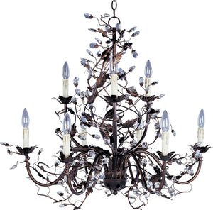 Maxim - 2852OI - Nine Light Chandelier - Elegante - Oil Rubbed Bronze