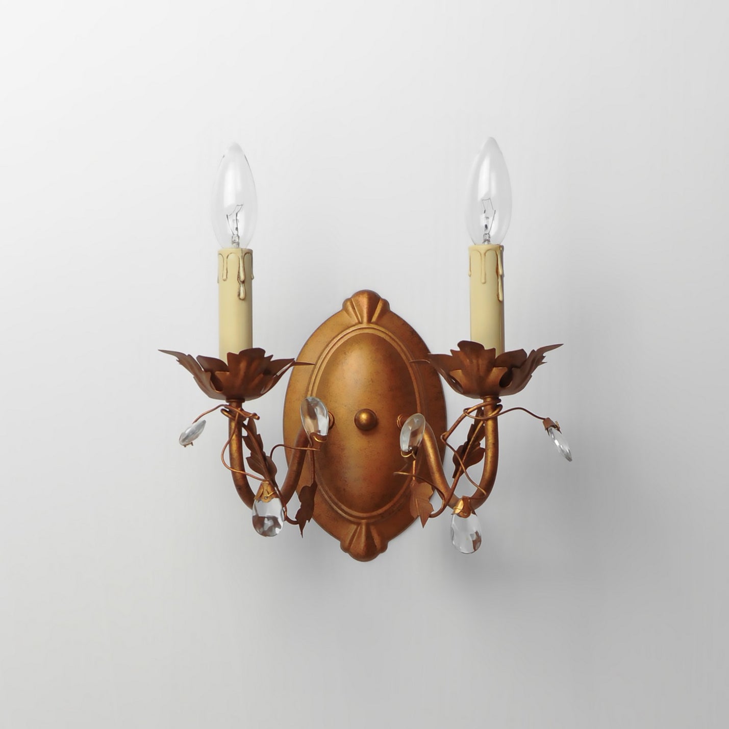 Maxim - 2857EG - Two Light Wall Sconce - Elegante - Etruscan Gold