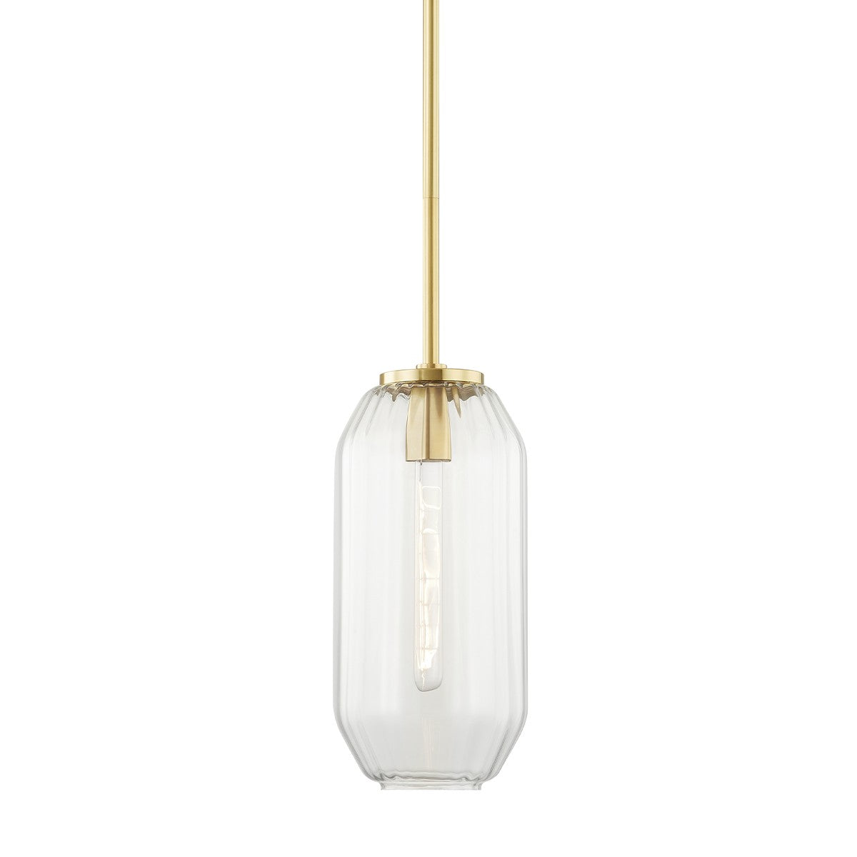 Hudson Valley - 1508-AGB - One Light Pendant - Bennett - Aged Brass