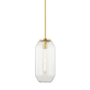 Hudson Valley - 1508-AGB - One Light Pendant - Bennett - Aged Brass