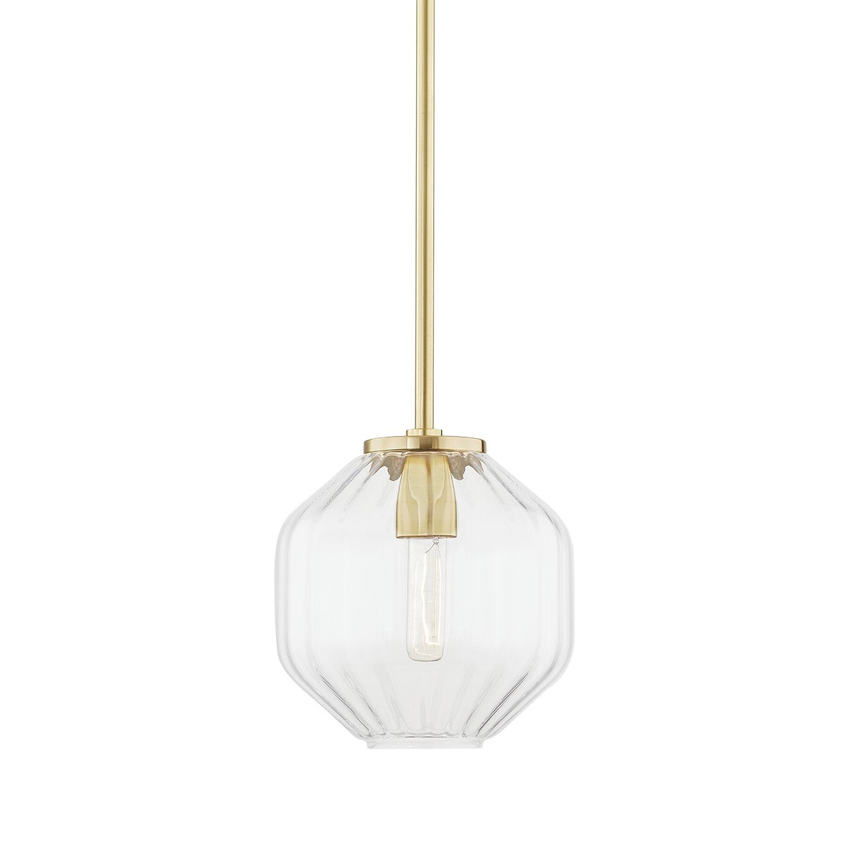 Hudson Valley - 1509-AGB - One Light Pendant - Bennett - Aged Brass