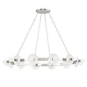 Hudson Valley - 4240-PN - 12 Light Chandelier - Austen - Polished Nickel