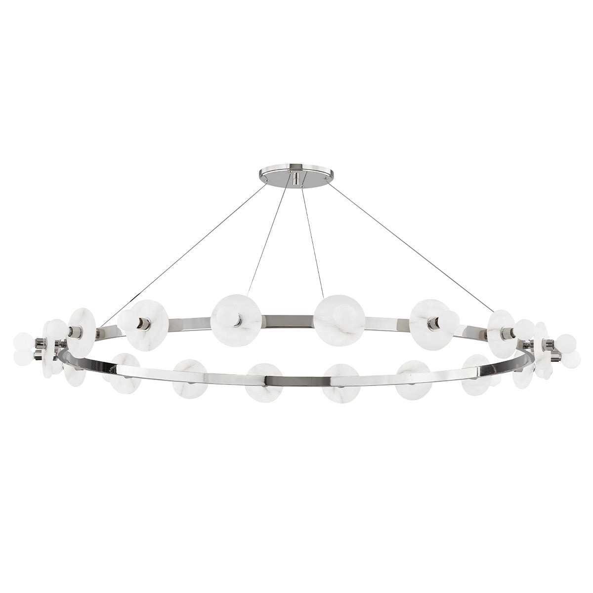 Hudson Valley - 4258-PN - 18 Light Chandelier - Austen - Polished Nickel