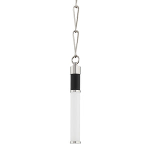 Hudson Valley - 7010-PN/BK - LED Pendant - Huntington - Polished Nickel/Black