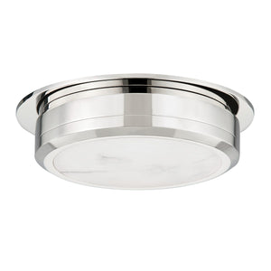 Hudson Valley - 8014-PN - LED Flush Mount - Greenport - Polished Nickel