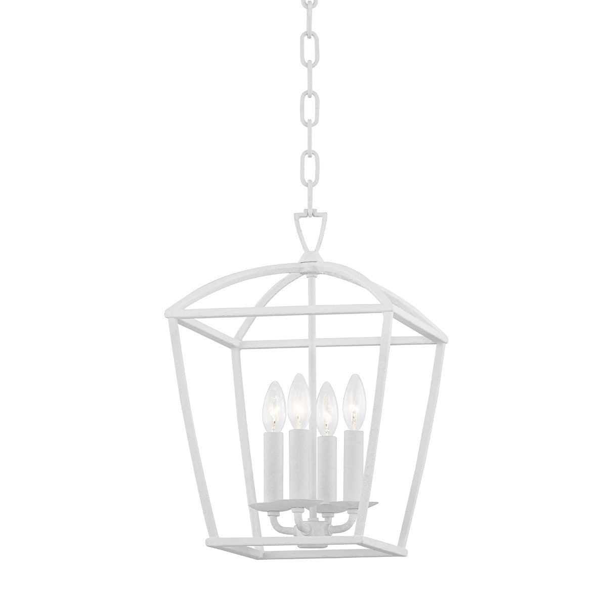 Hudson Valley - 8311-WP - Four Light Pendant - Bryant - White Plaster