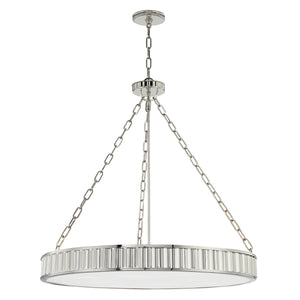 Hudson Valley - 903-PN - Eight Light Pendant - Middlebury - Polished Nickel