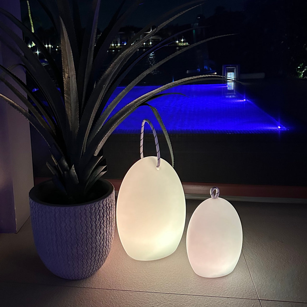 Smart and Green - SG-AMANDE CORDE L - LED Table Lamp - Amande Corde L - White