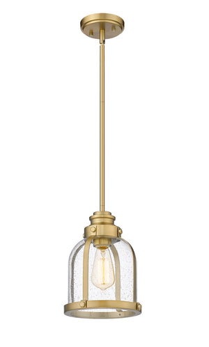 Z-Lite - 337MP-HBR - One Light Pendant - Burren - Heritage Brass