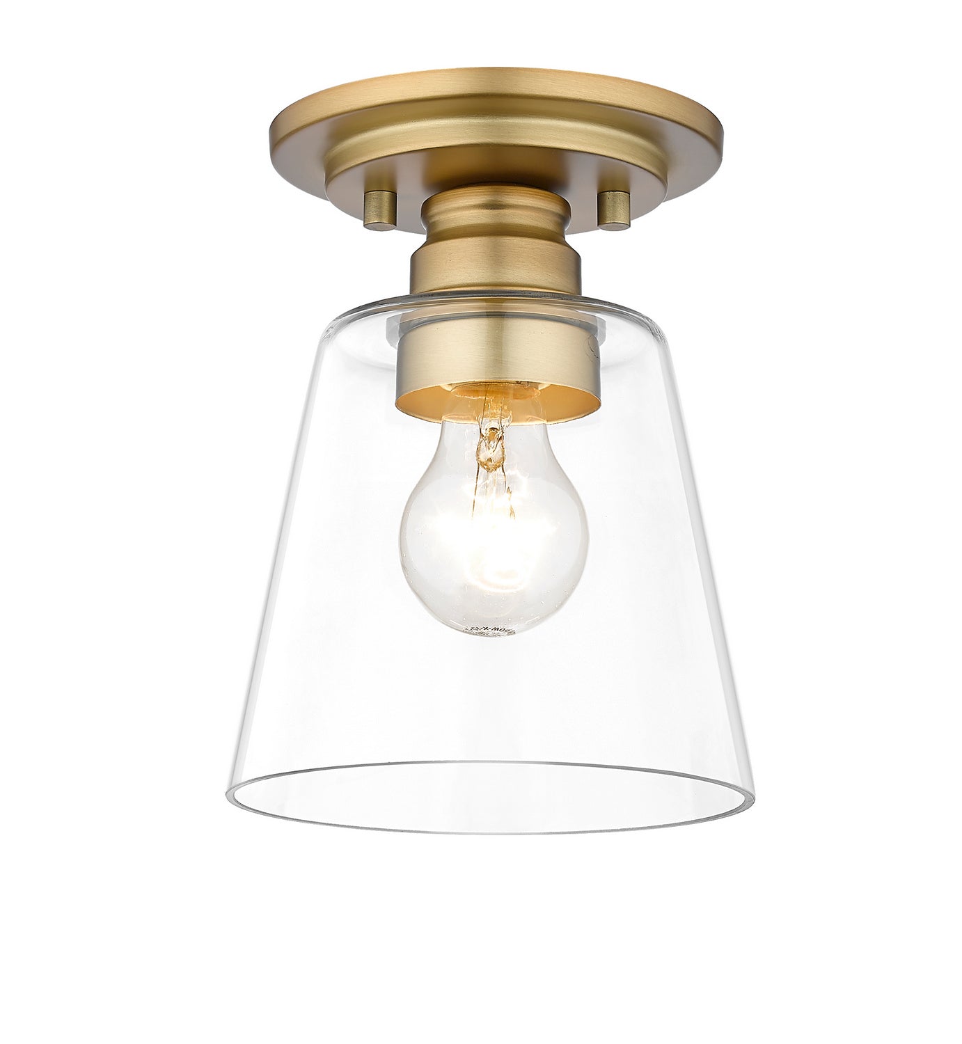 Z-Lite - 428F1-OBR - One Light Flush Mount - Annora - Olde Brass