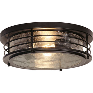 AFX Lighting - ACF13BK - Two Light Flush Mount - Archer - Black