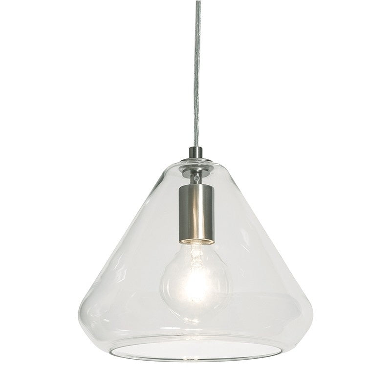 AFX Lighting - AGP10MBSNCL - One Light Pendant - Armitage - Satin Nickel