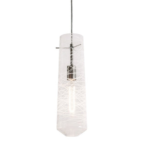 AFX Lighting - SPP05MBSNCL - One Light Pendant - Spun - Satin Nickel